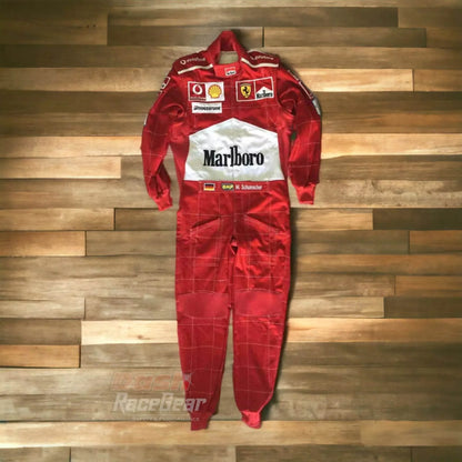 2004 Michael Schumacher Ferrari F1 Embroidered Racing Suit - Dash Racegear