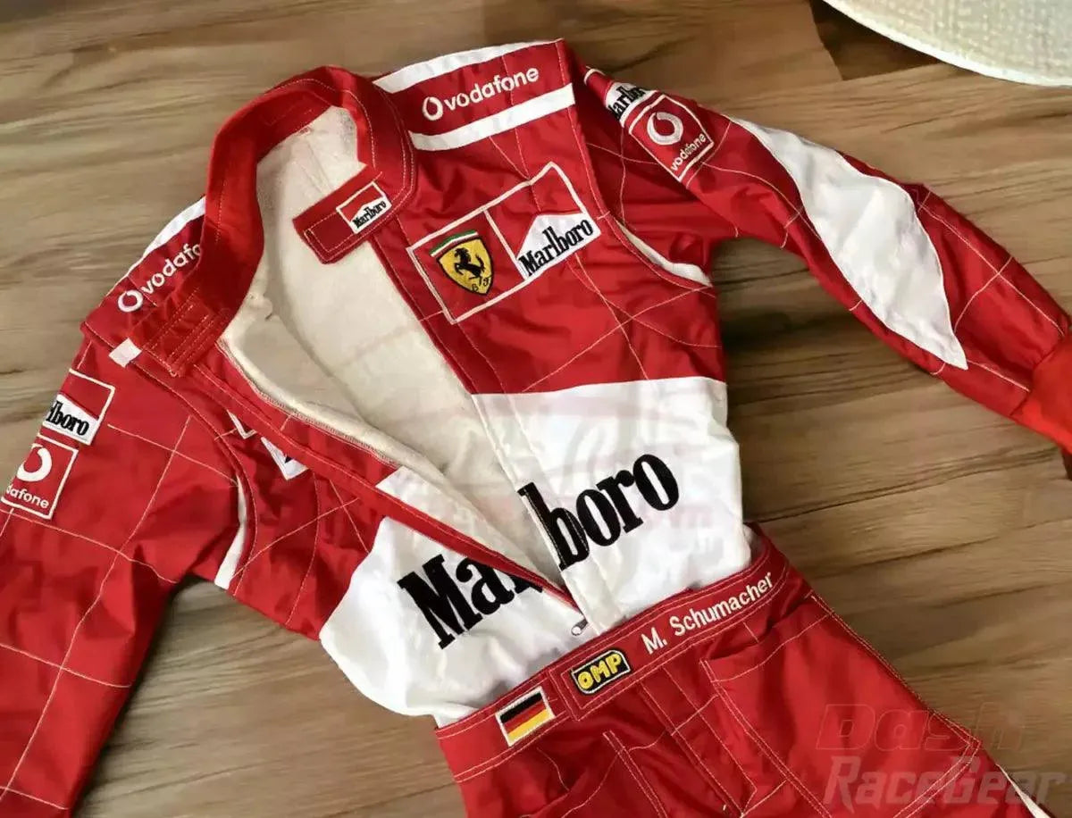 2006 Michael Schumacher Ferrari F1 Embroidered Racing suit - Dash Racewear