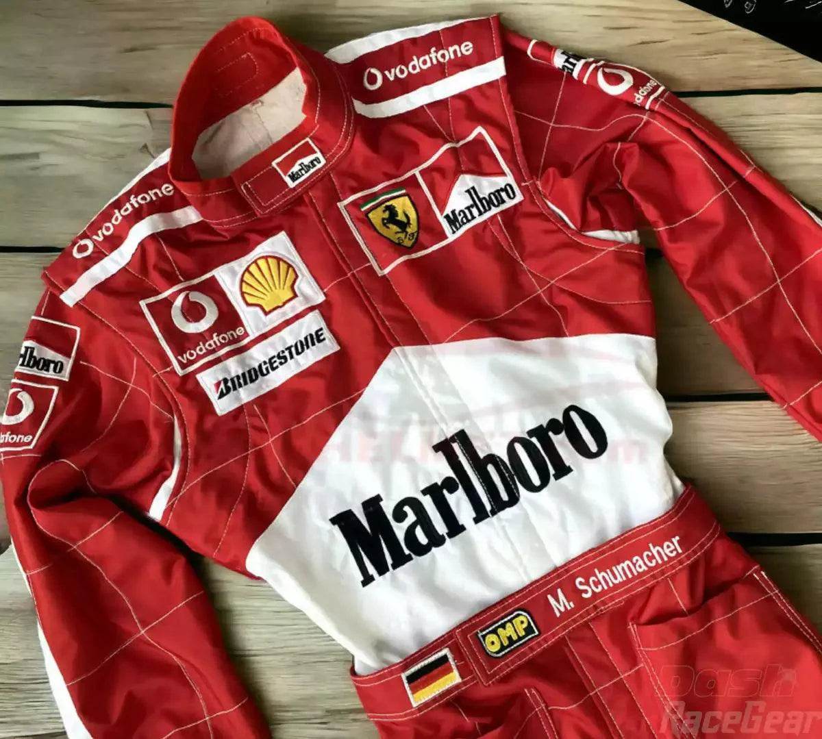 2006 Michael Schumacher Ferrari F1 Embroidered Racing suit DASH RACEGEAR