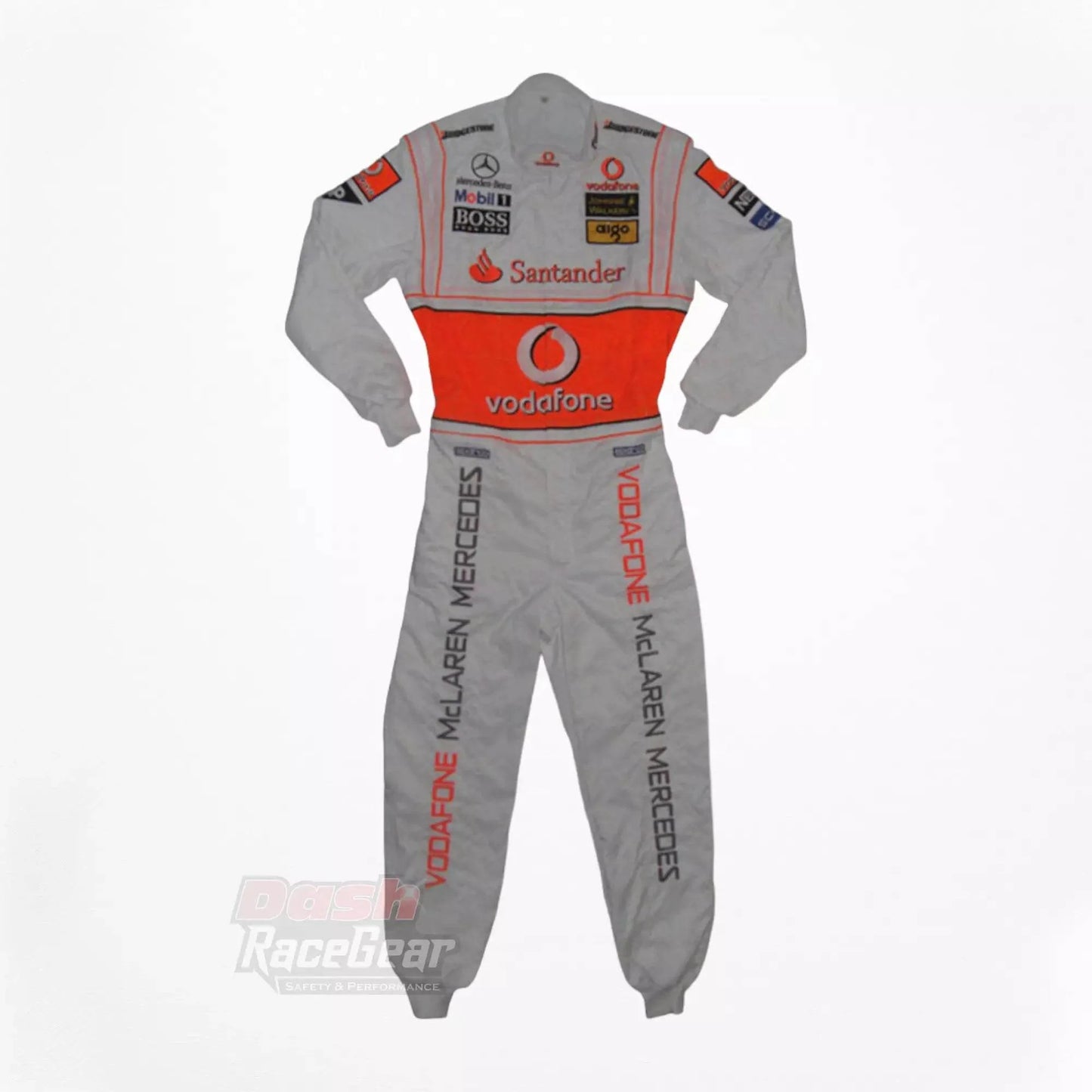 2007 Fernando Alonso McLaren F1 Embroidered Racing Suit - Dash Racegear