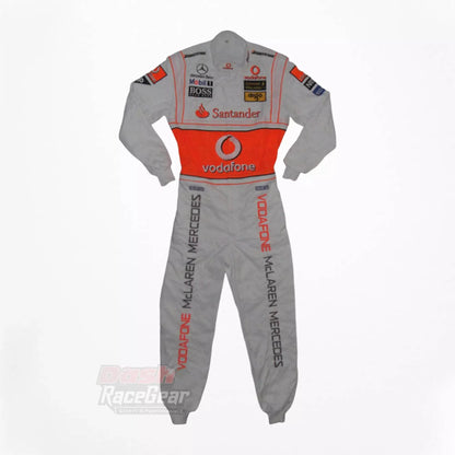 2007 Fernando Alonso McLaren F1 Embroidered Racing Suit - Dash Racegear