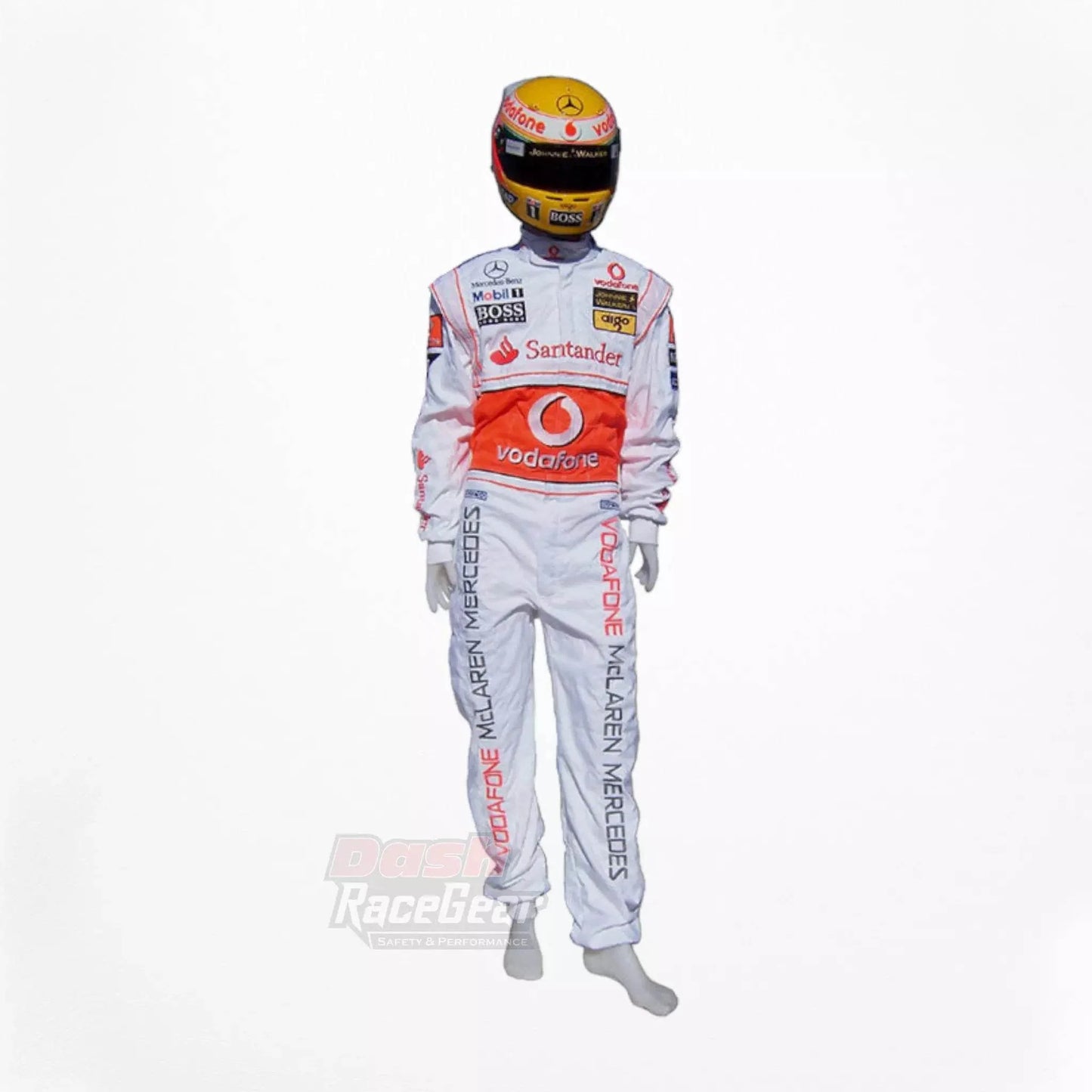 2007 Fernando Alonso McLaren F1 Embroidered Racing Suit - Dash Racegear