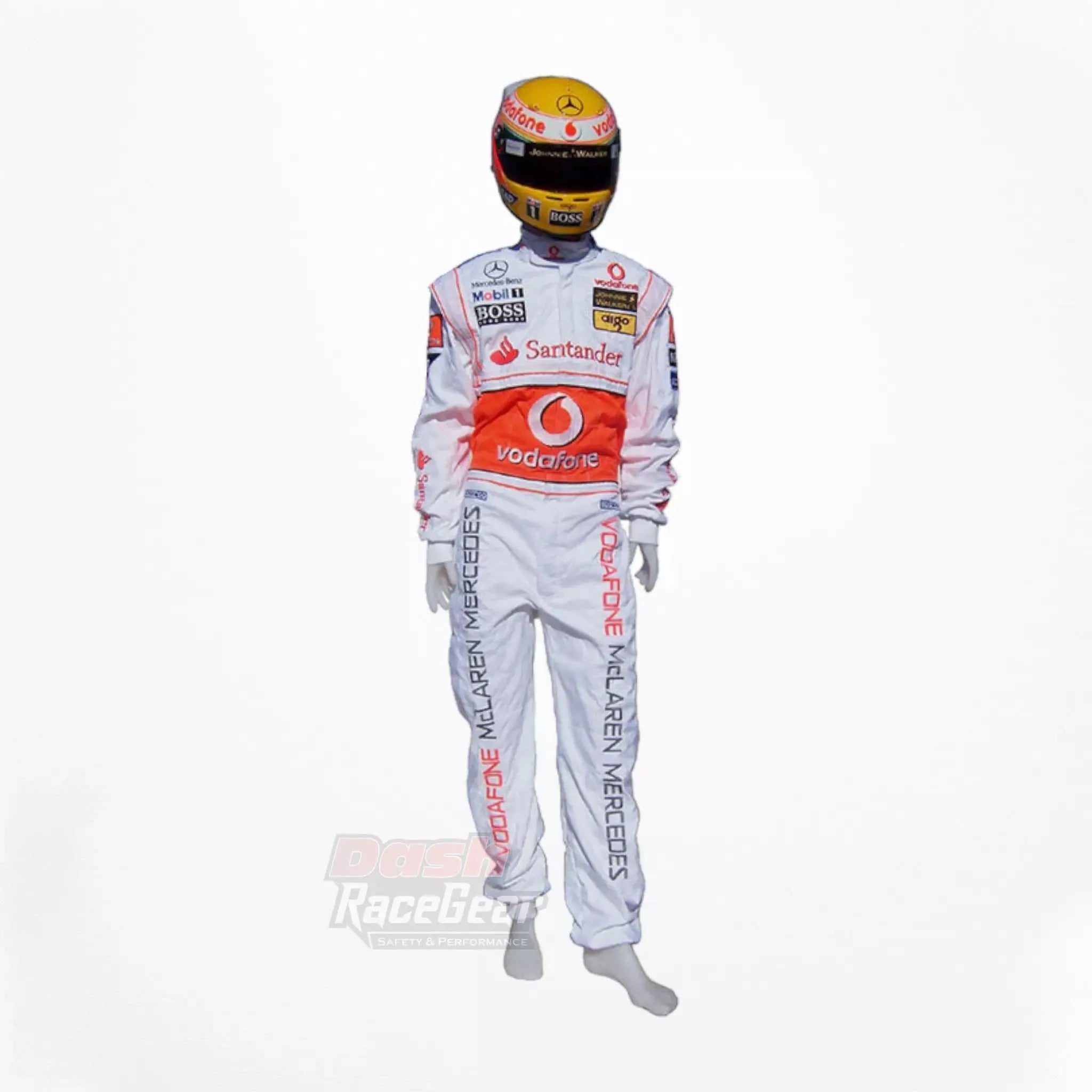 2007 Fernando Alonso McLaren F1 Embroidered Racing Suit - Dash Racewear