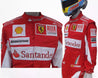 2010 Fernando Alonso Ferrari F1 Embroidered Racing Suit - Dash Racewear