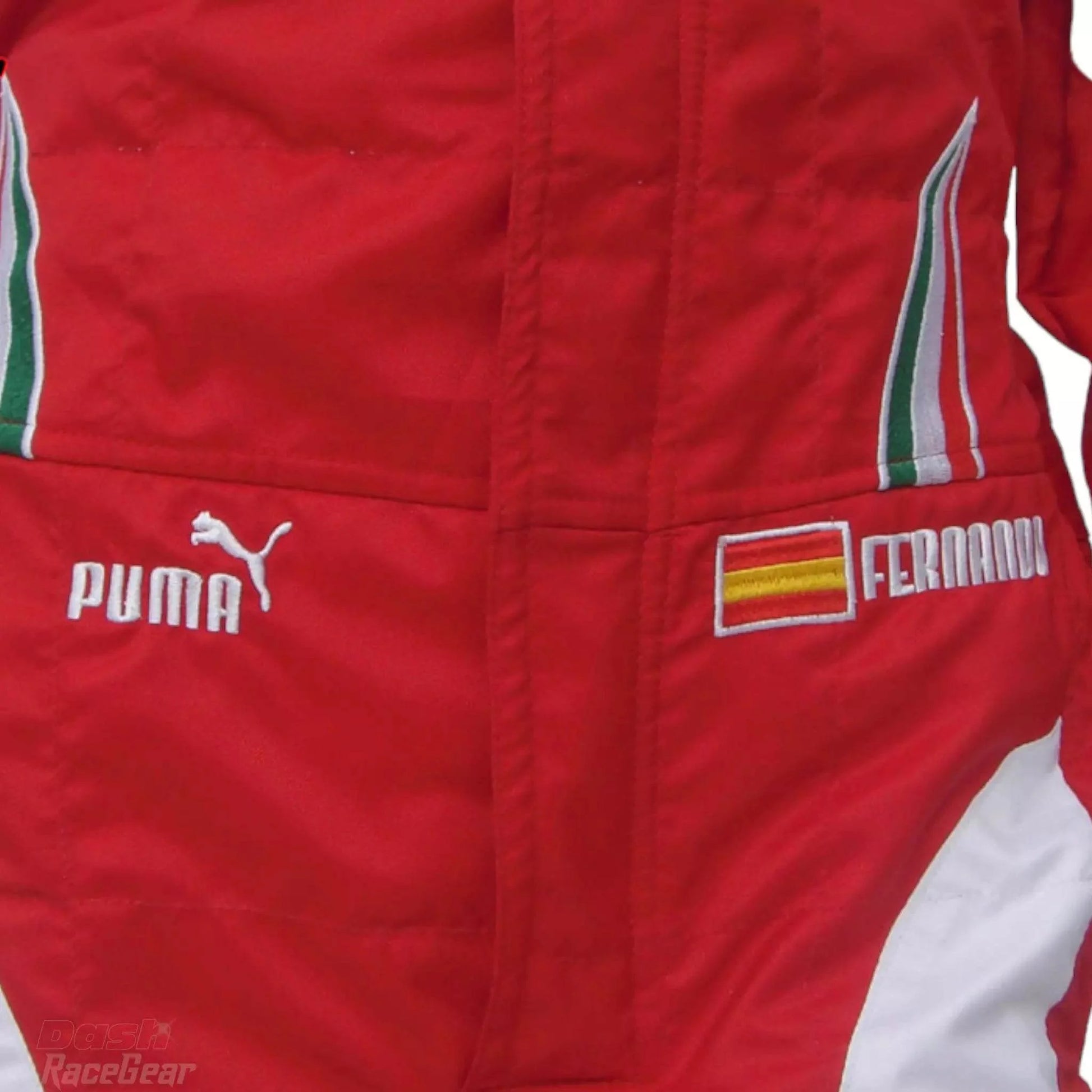 2010 Fernando Alonso Ferrari F1 Embroidered Racing Suit - Dash Racegear