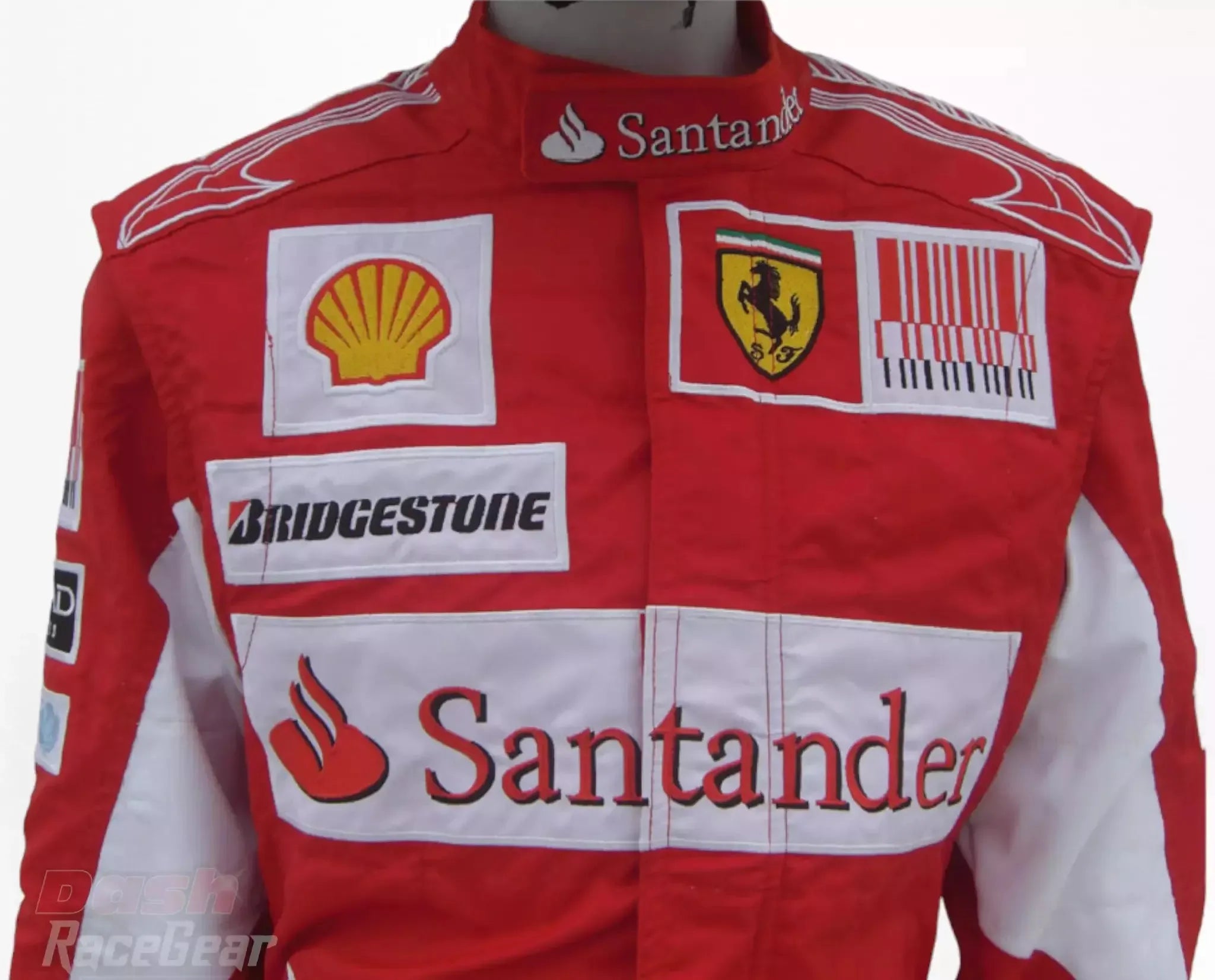 2010 Fernando Alonso Ferrari F1 Embroidered Racing Suit - Dash Racewear