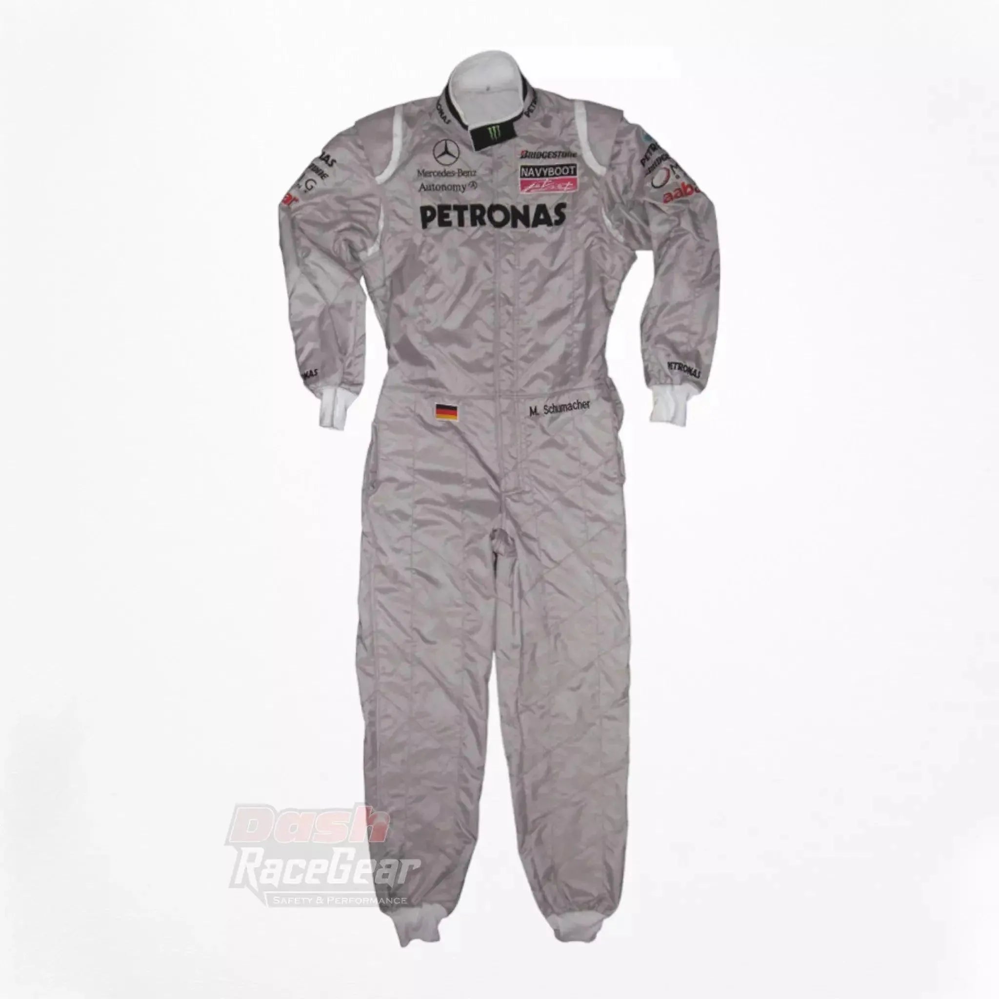 2010 Michael Schumacher Mercedes Benz F1 Embroiderd Race Suit - Dash Racewear
