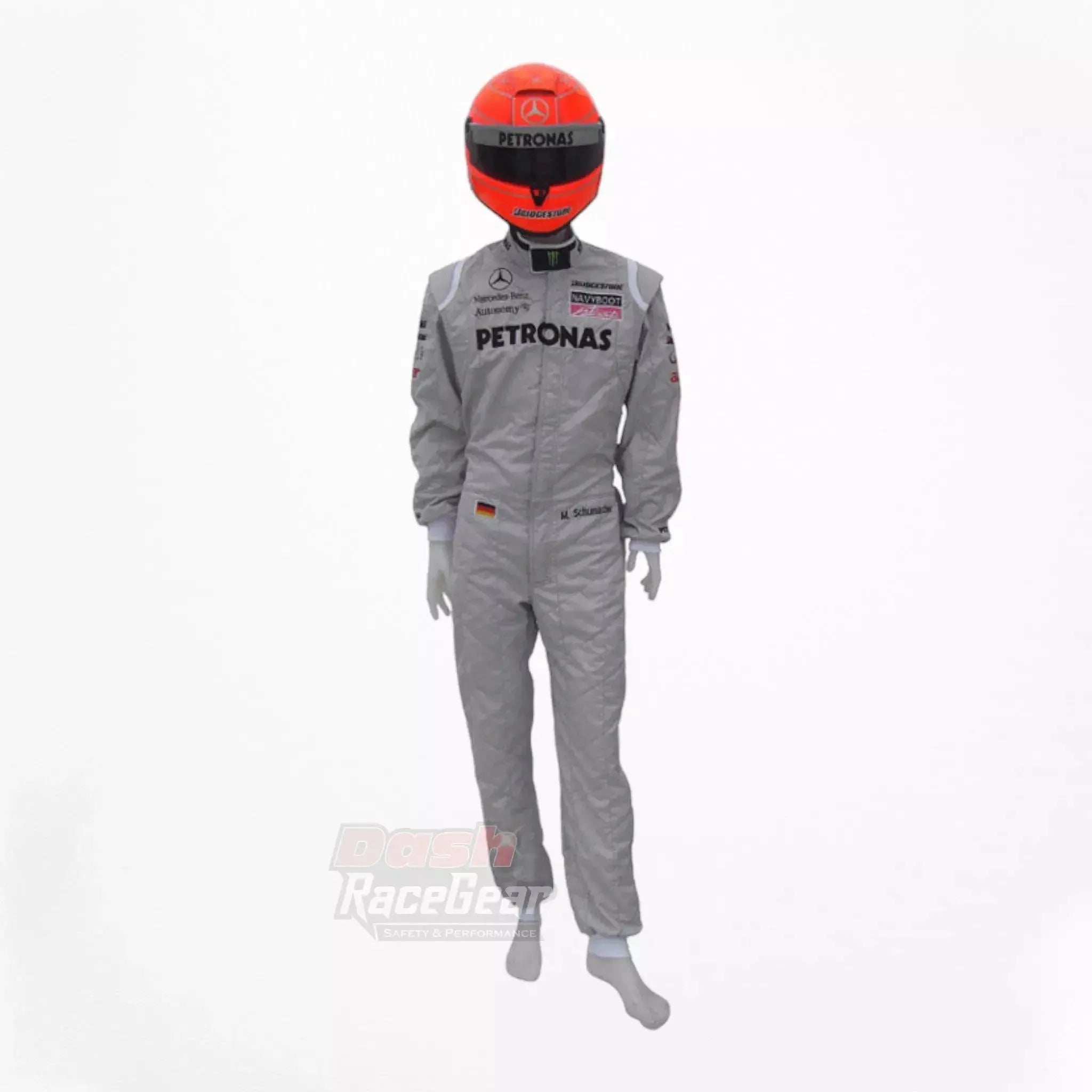 2010 Michael Schumacher Mercedes Benz F1 Embroiderd Race Suit - Dash Racewear