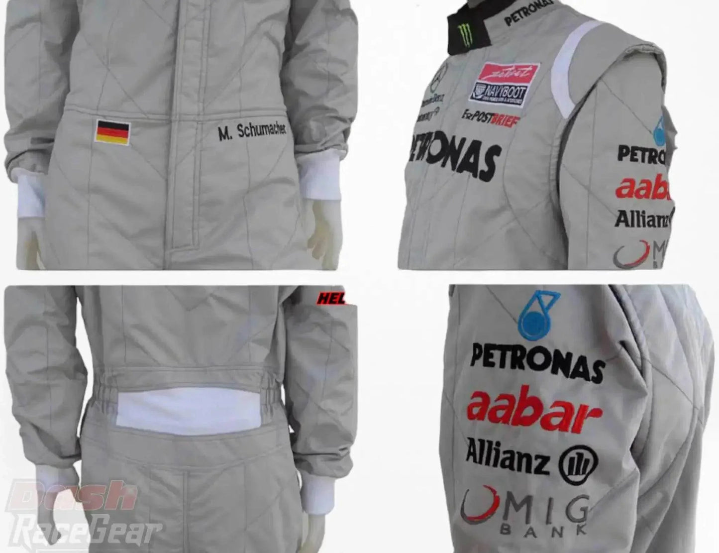 2011 Michael Schumacher Mercedes Benz F1 Embroidered Race Suit - Dash Racegear
