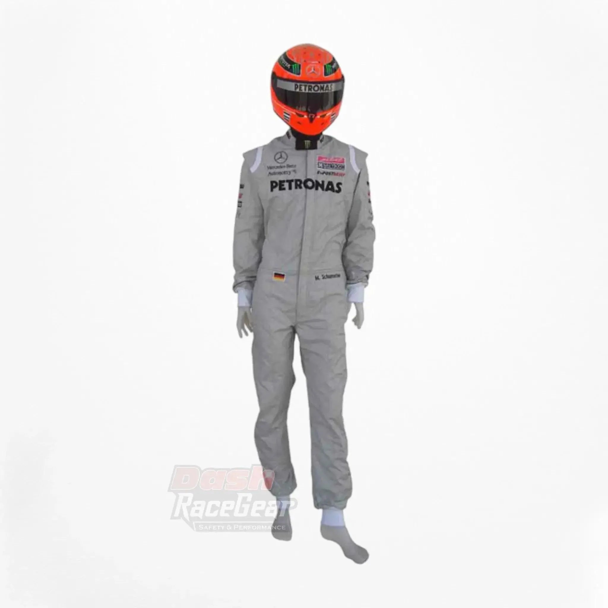 2011 Michael Schumacher Mercedes Benz F1 Embroidered Race Suit - Dash Racewear