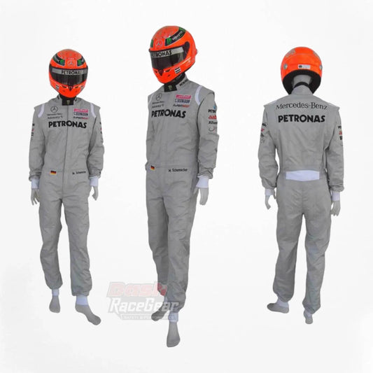 2011 Michael Schumacher Mercedes Benz F1 Embroidered Race Suit - Dash Racegear