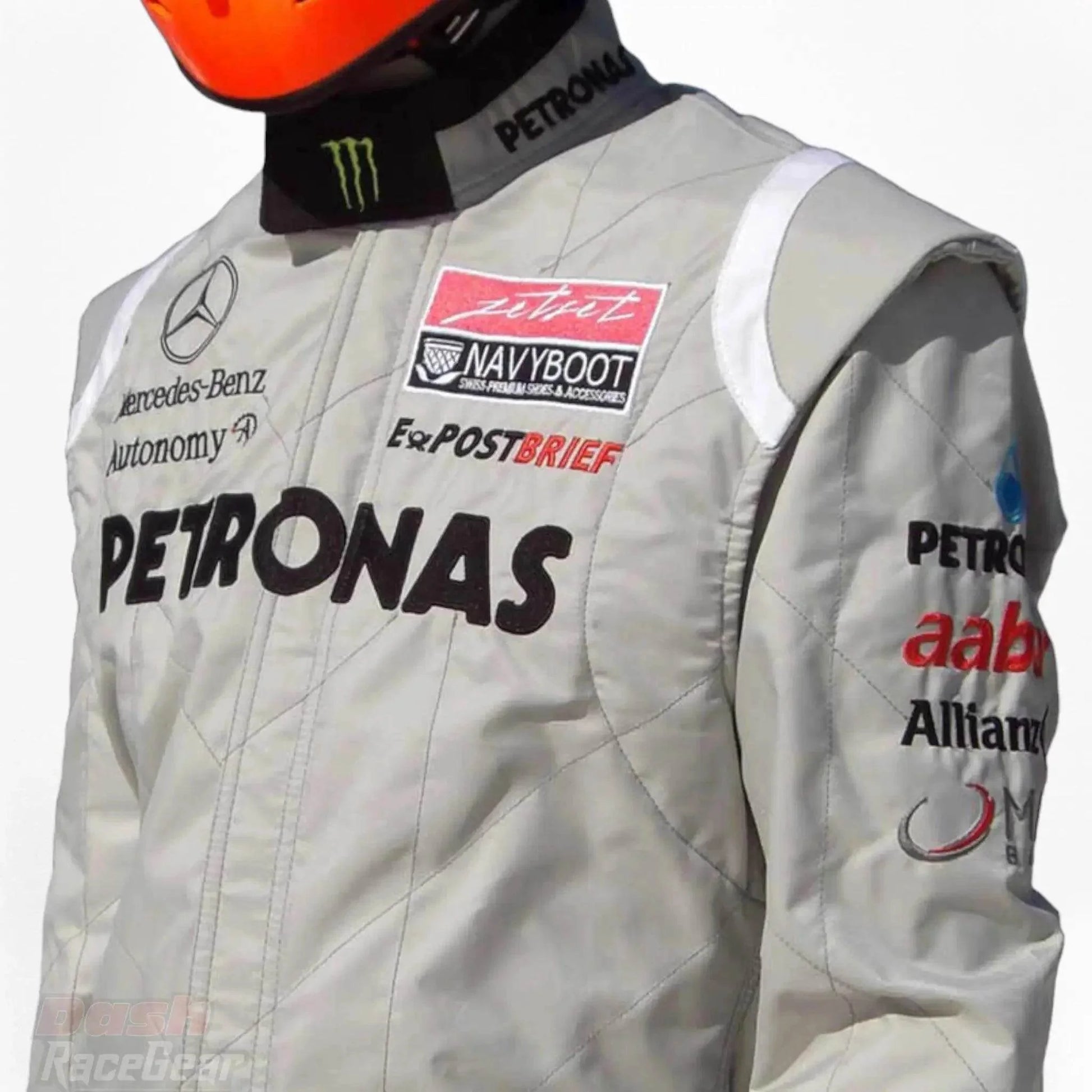 2011 Michael Schumacher Mercedes Benz F1 Embroidered Race Suit - Dash Racegear