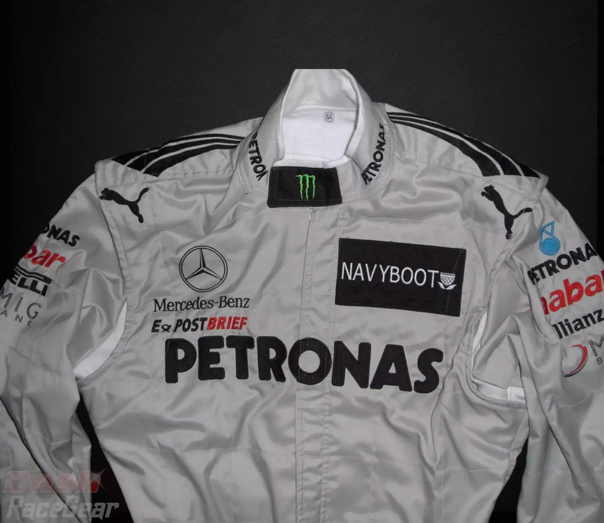 2012 Michael Schumacher Mercedes Benz F1 Embroidered Race Suit - Dash Racegear