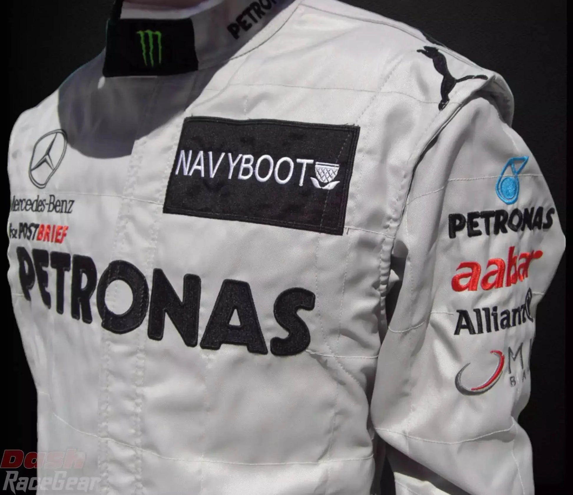 2012 Michael Schumacher Mercedes Benz F1 Embroidered Race Suit - Dash Racegear