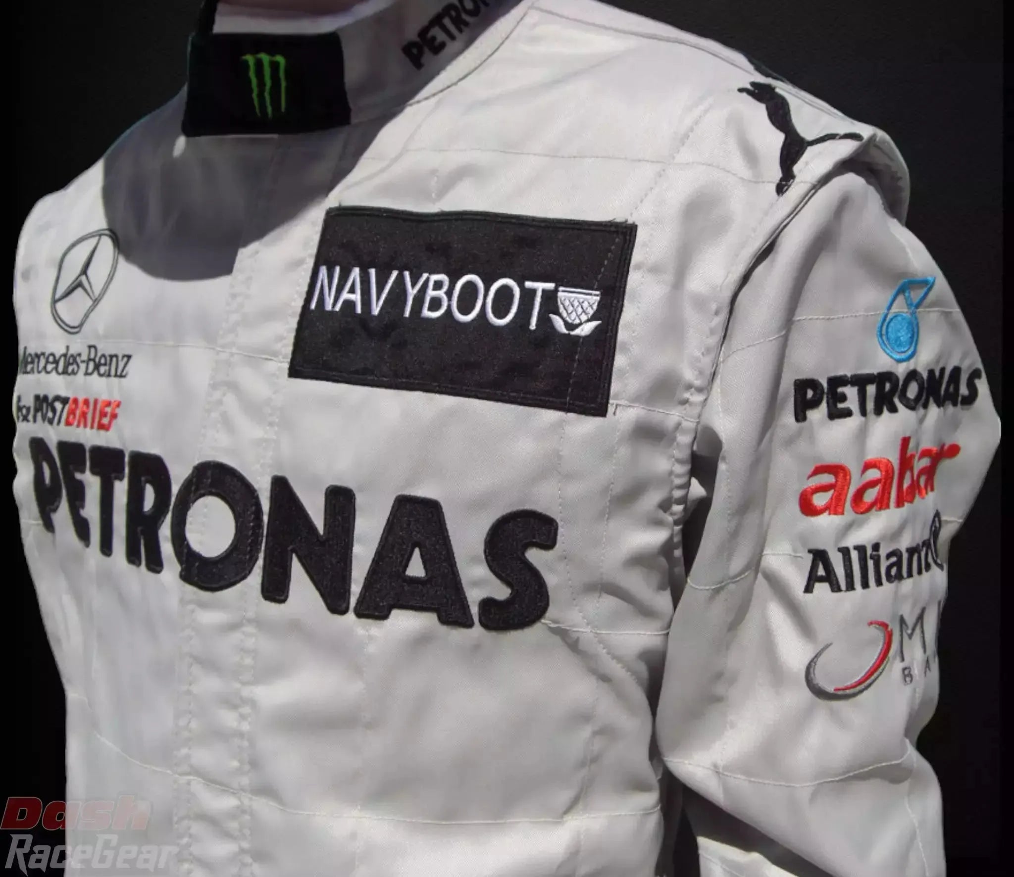 2012 Michael Schumacher Mercedes Benz F1 Embroidered Race Suit - Dash Racewear