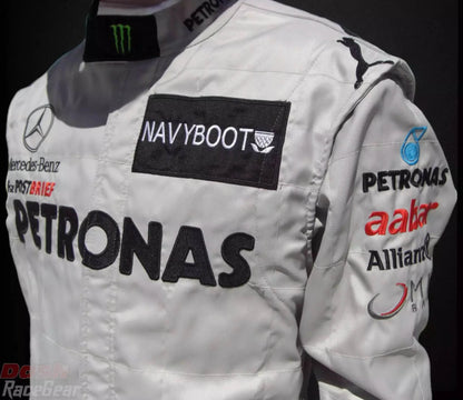 2012 Michael Schumacher Mercedes Benz F1 Embroidered Race Suit - Dash Racegear