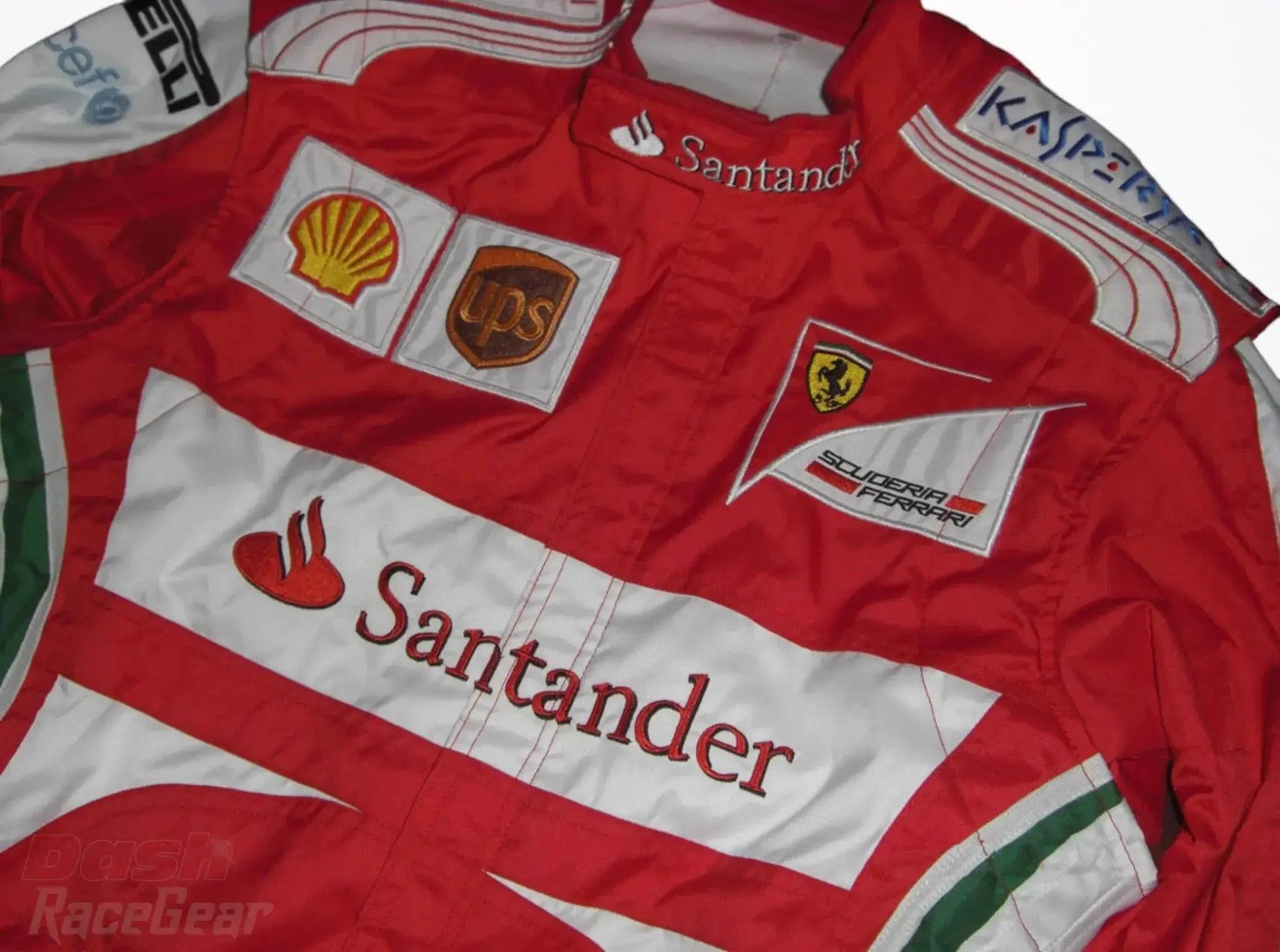 2013 Fernando Alonso Ferrari F1 Embroidered Racing Suit - Dash Racegear