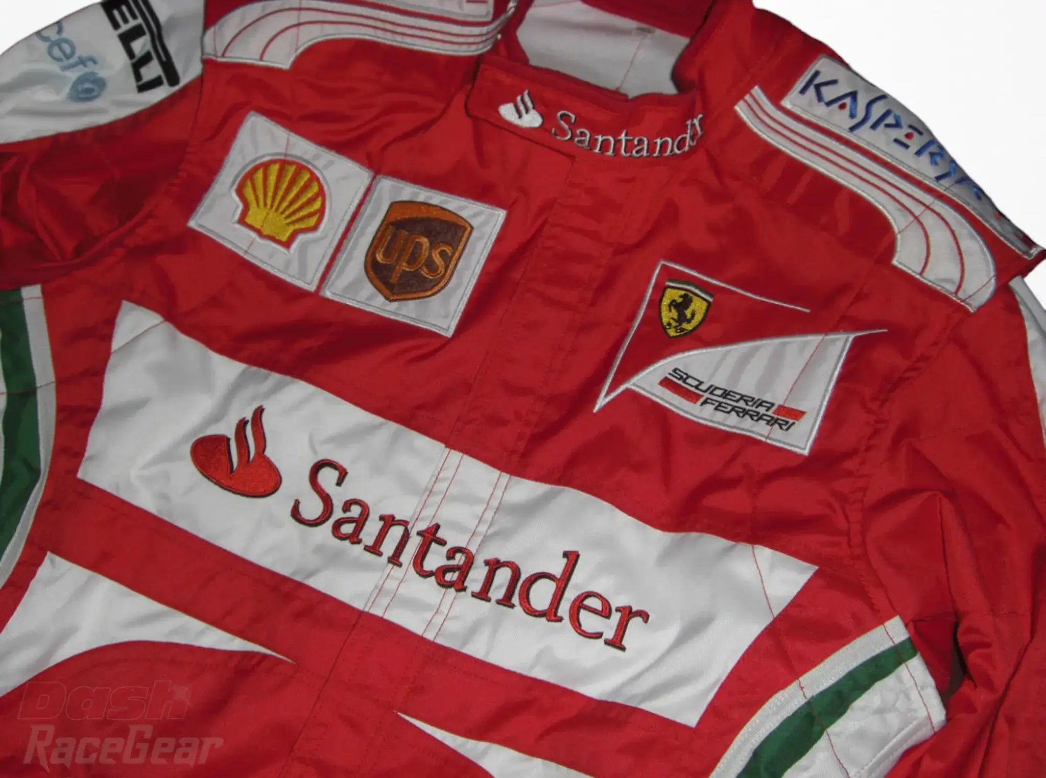 2013 Fernando Alonso Ferrari F1 Embroidered Racing Suit - Dash Racegear