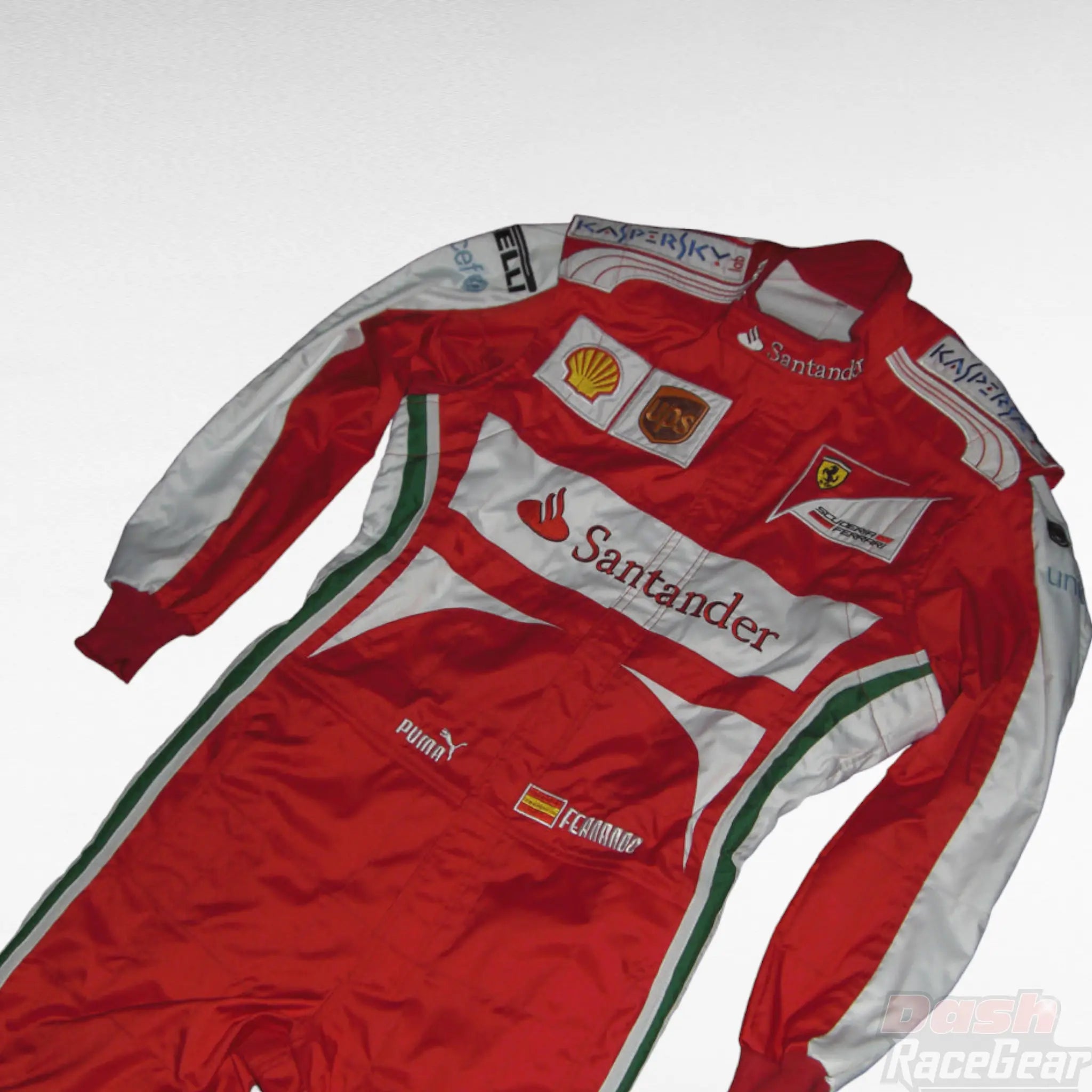 2013 Fernando Alonso Ferrari F1 Embroidered Racing Suit - Dash Racegear