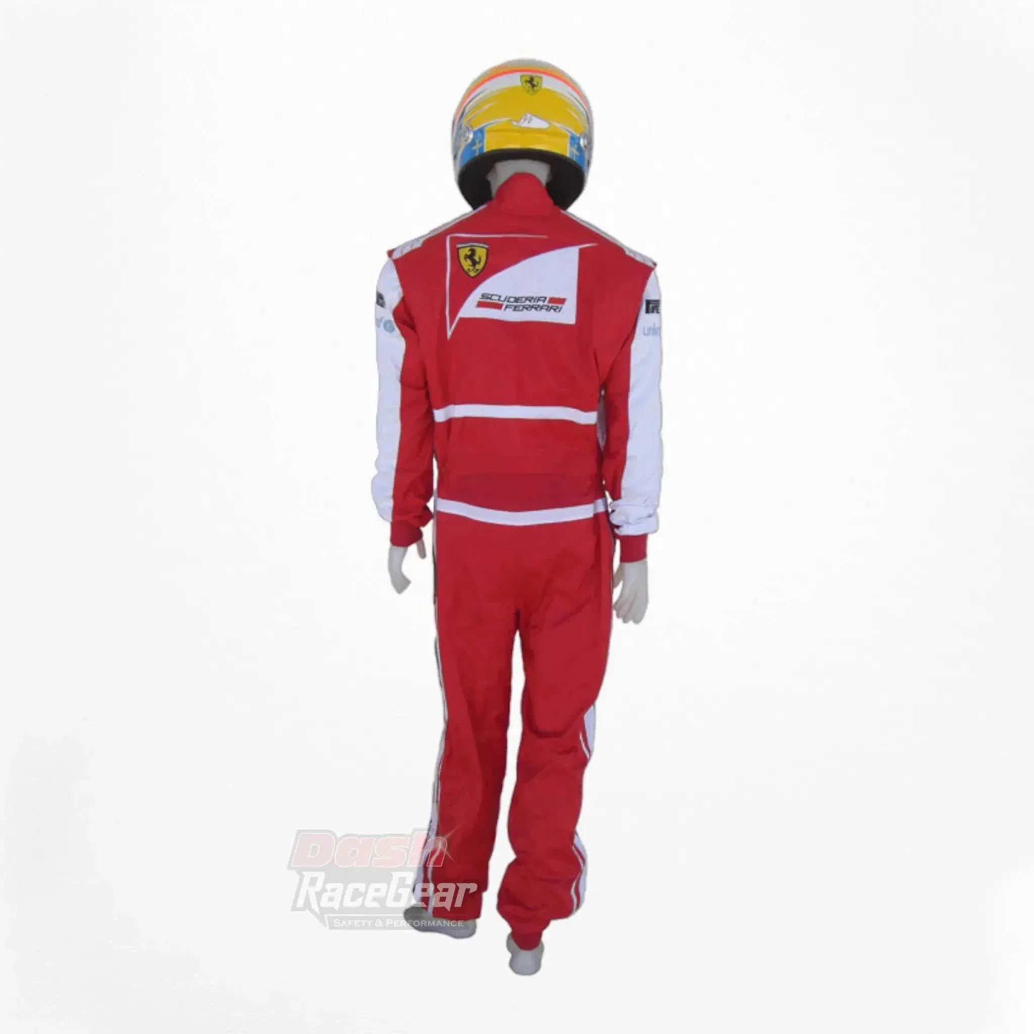 2013 Fernando Alonso Ferrari F1 Embroidered Racing Suit DASH RACEGEAR