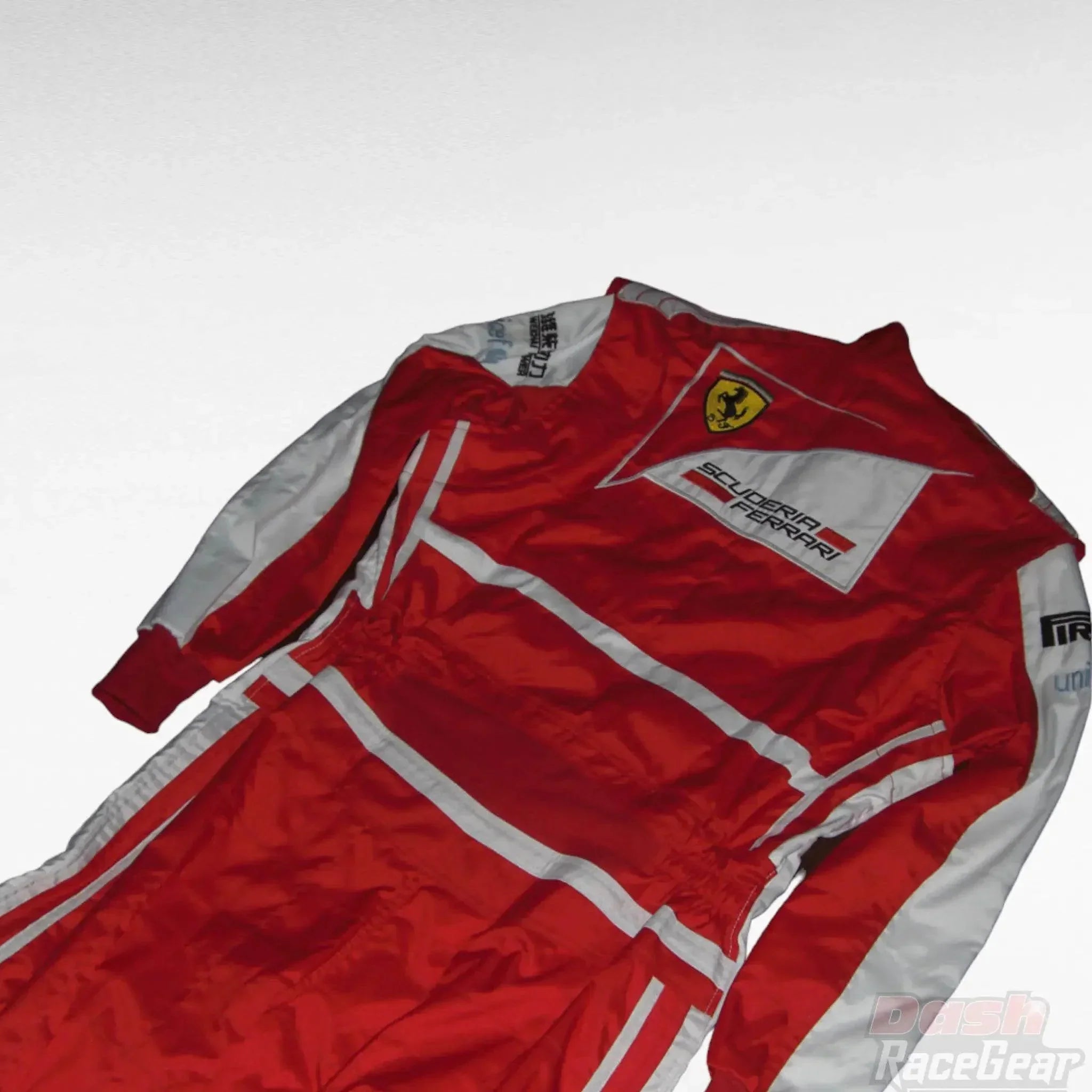 2013 Fernando Alonso Ferrari F1 Embroidered Racing Suit DASH RACEGEAR