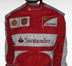 2013 Fernando Alonso Ferrari F1 Embroidered Racing Suit