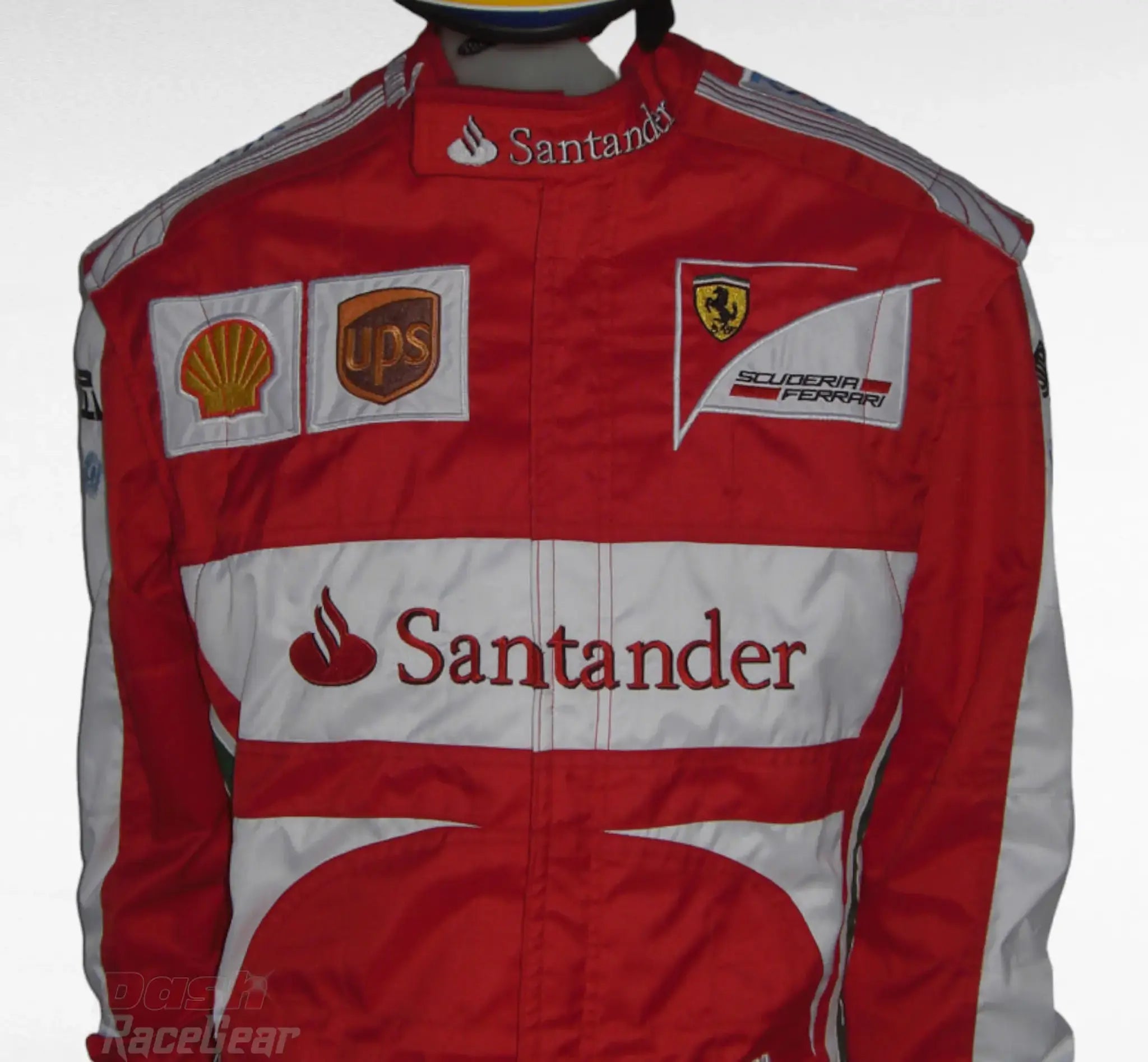 2013 Fernando Alonso Ferrari F1 Embroidered Racing Suit - Dash Racegear