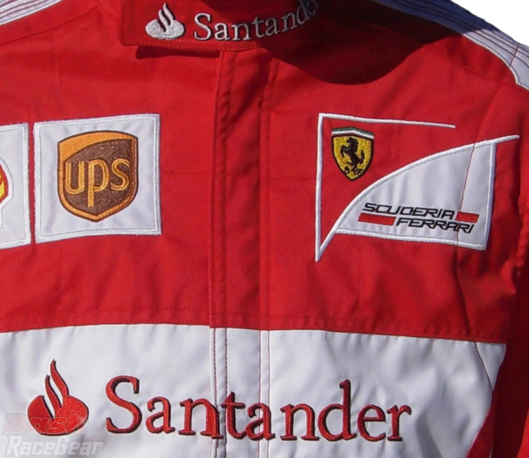 2013 Fernando Alonso Ferrari F1 Embroidered Racing Suit - Dash Racegear
