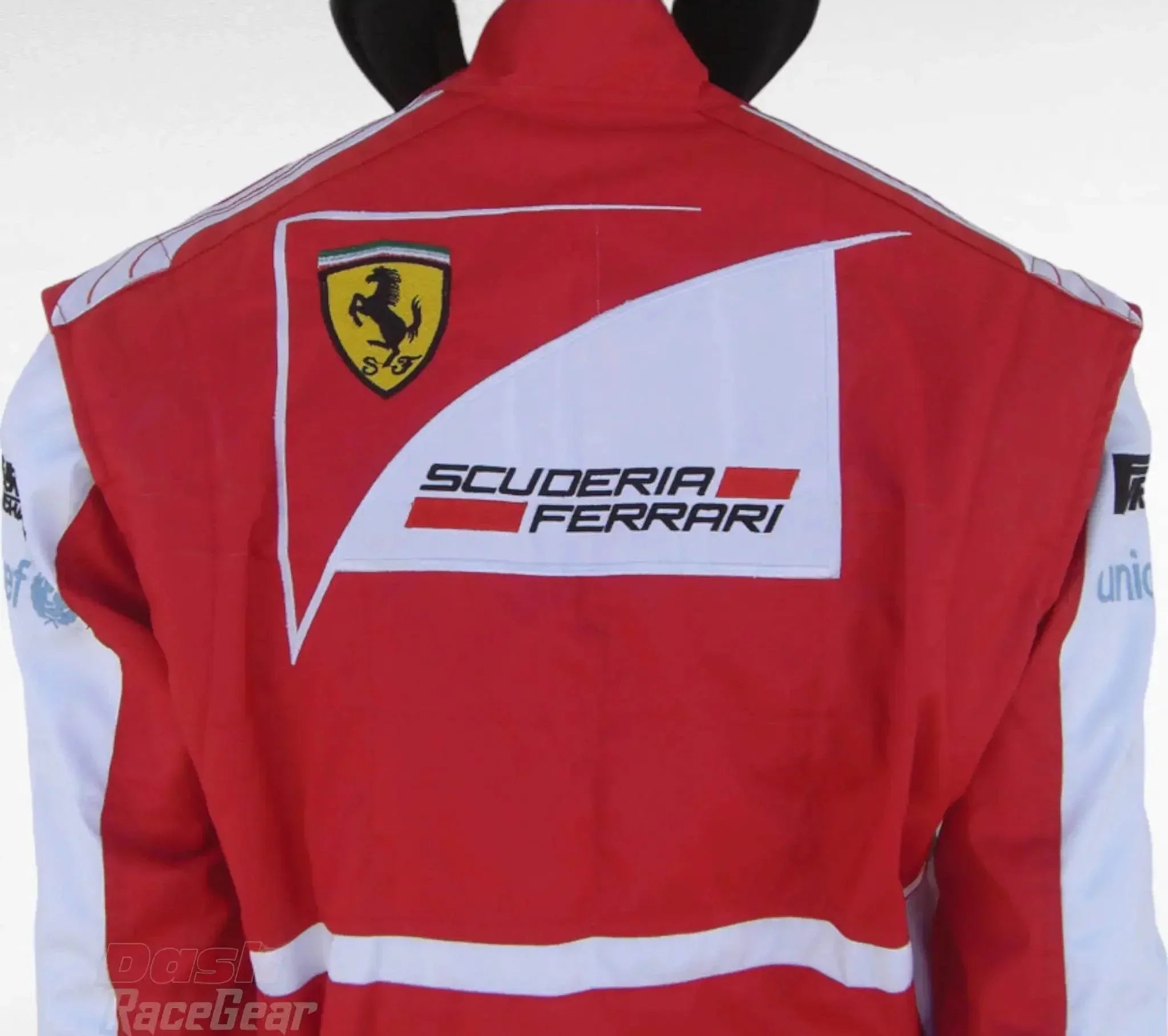 2013 Fernando Alonso Ferrari F1 Embroidered Racing Suit DASH RACEGEAR