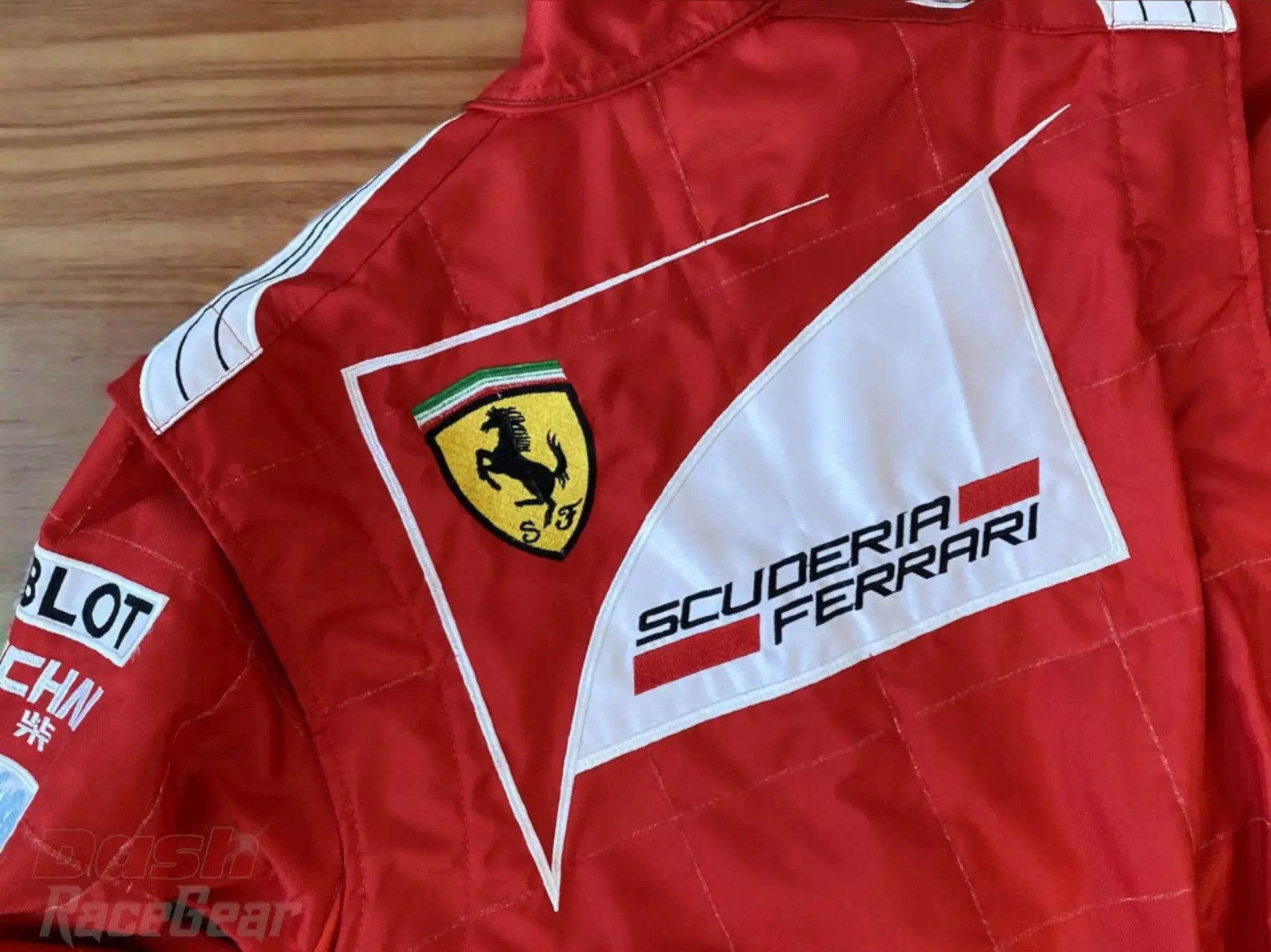 2014 Fernando Alonso Ferrari F1 Embroidered Racing Suit - Dash Racegear