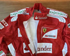 2014 Fernando Alonso Ferrari F1 Embroidered Racing Suit