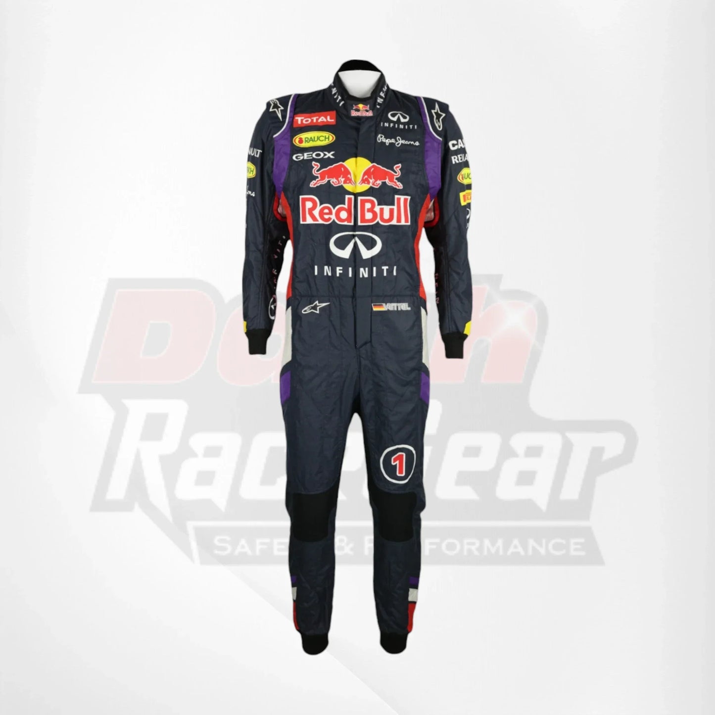 2014 Sebastian Vettel F1 Team Race Suit - Dash Racegear