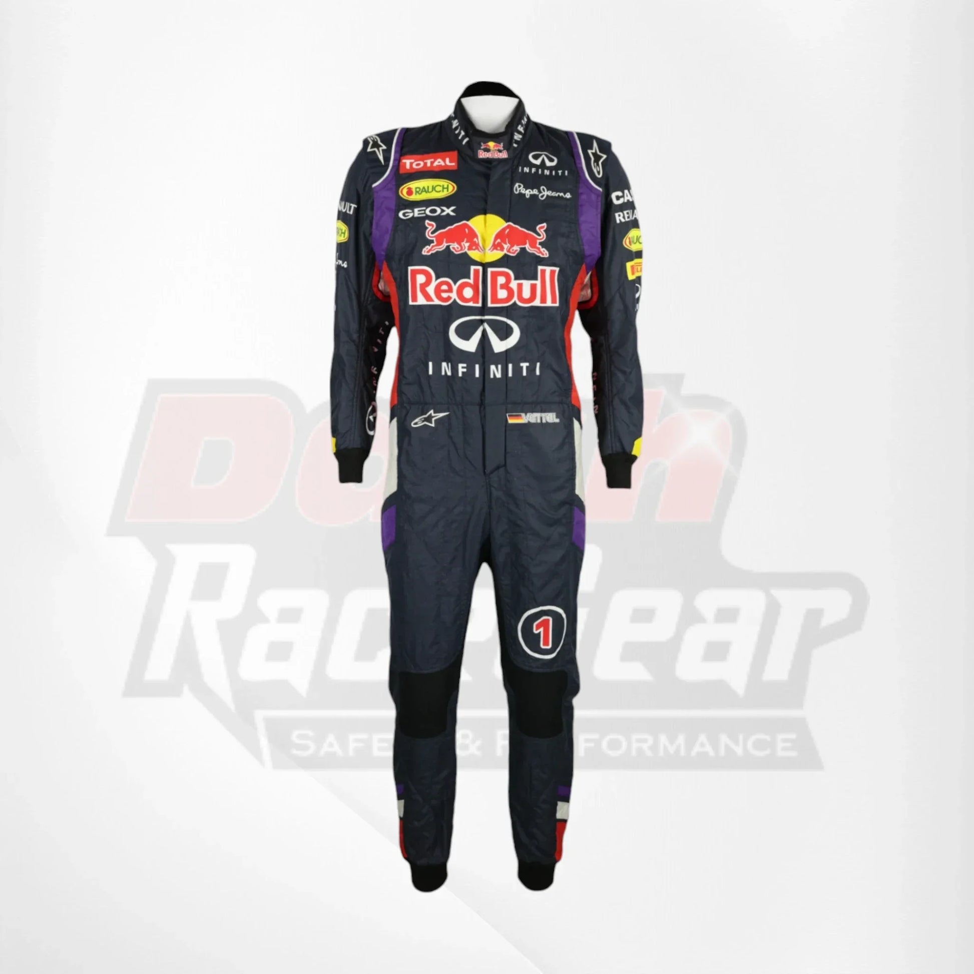 2014 Sebastian Vettel F1 Team Race Suit - Dash Racegear
