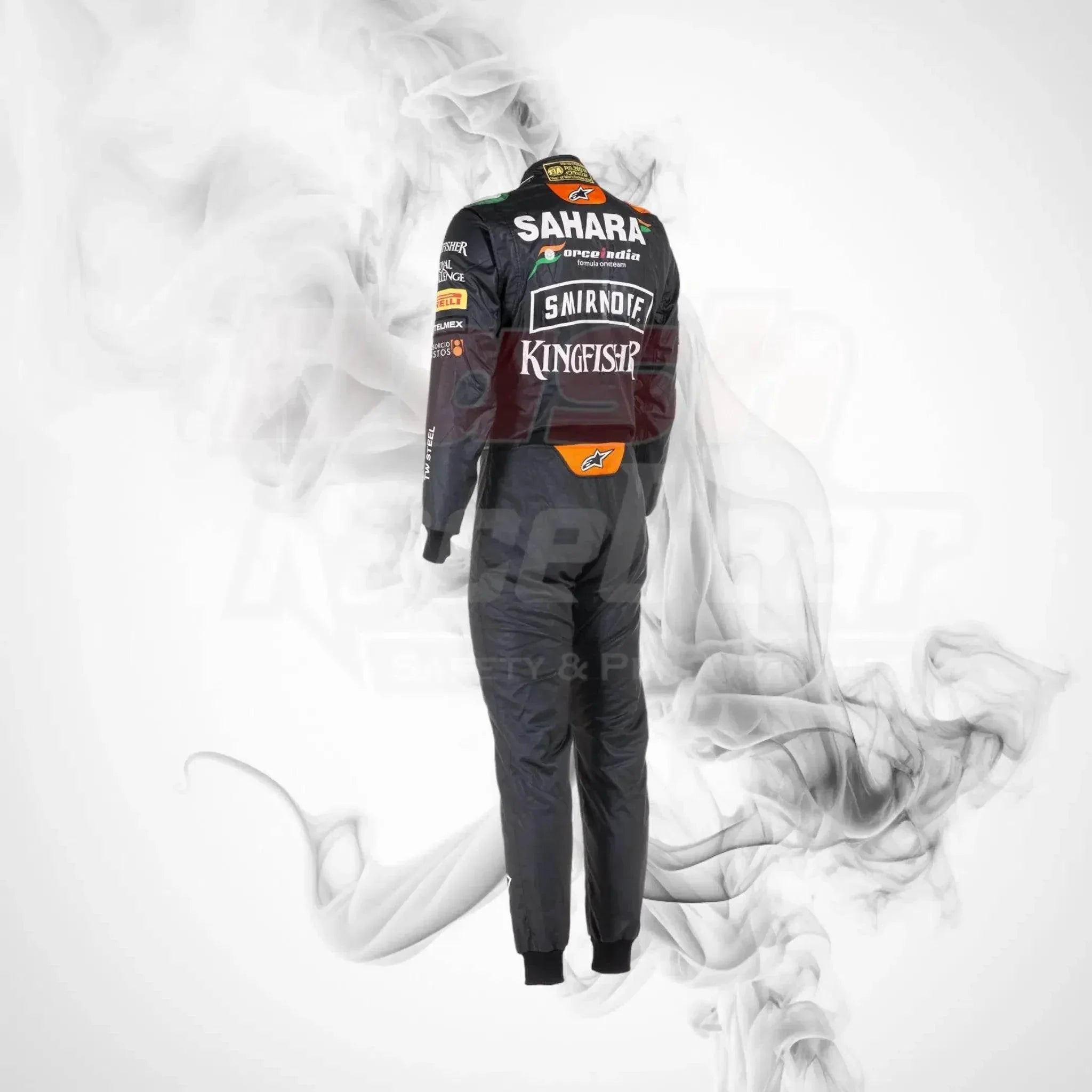 2014 Sergio Pérez Sahara Force F1 Racing Suit