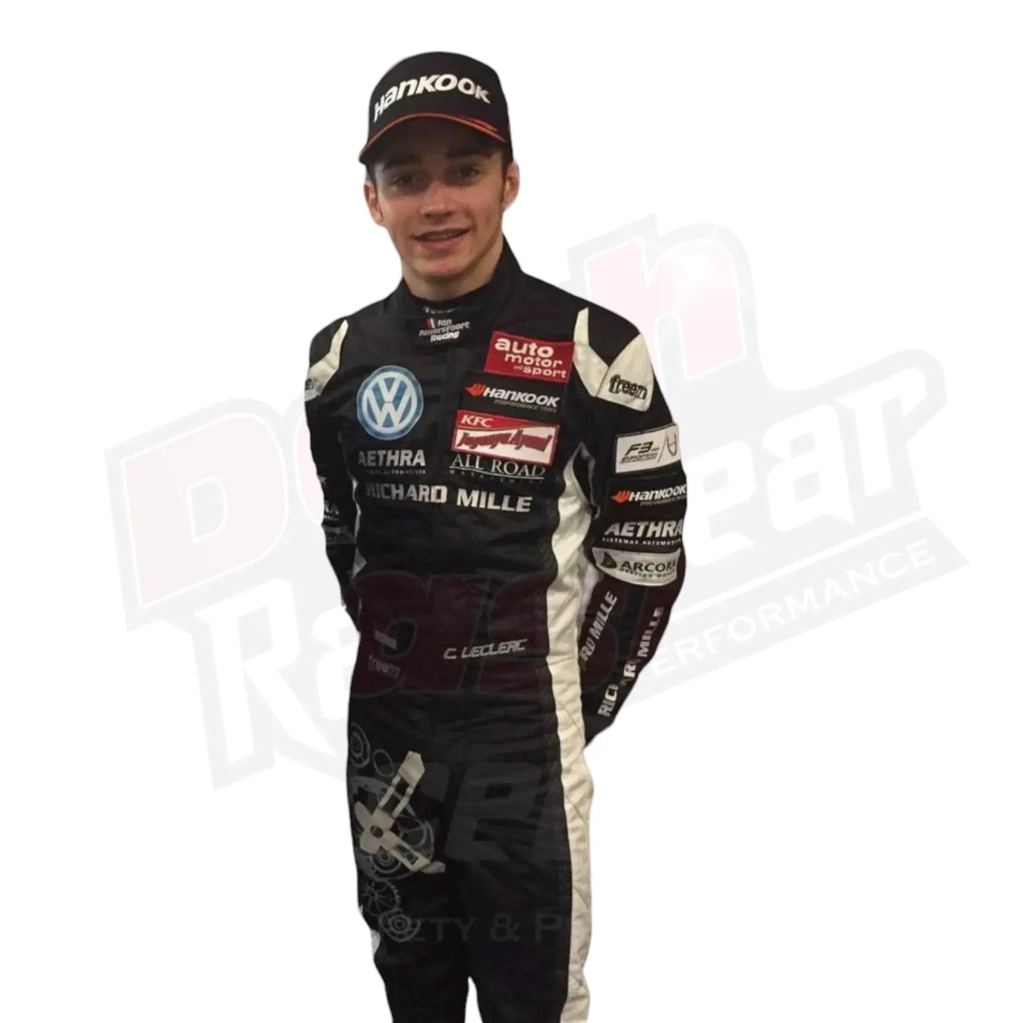 2015 Charles Leclerc Richard Mille F3 Race Suit - Silverstone - Dash Racegear
