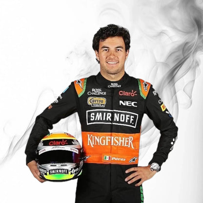 2015 Sergio Perez Force India Formula 1 Suit - Dash Racegear