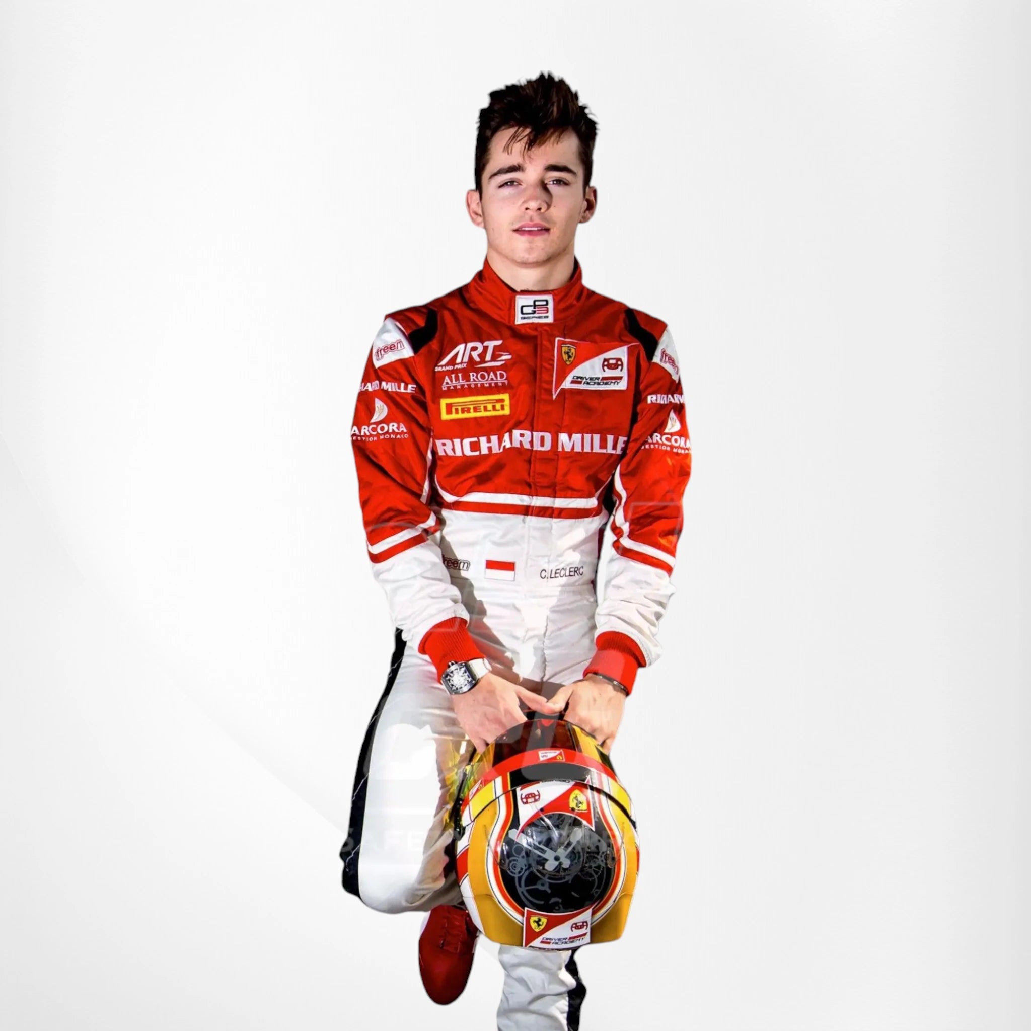 2016 Charles Leclerc Ferrari F1 Race Suit - GP3