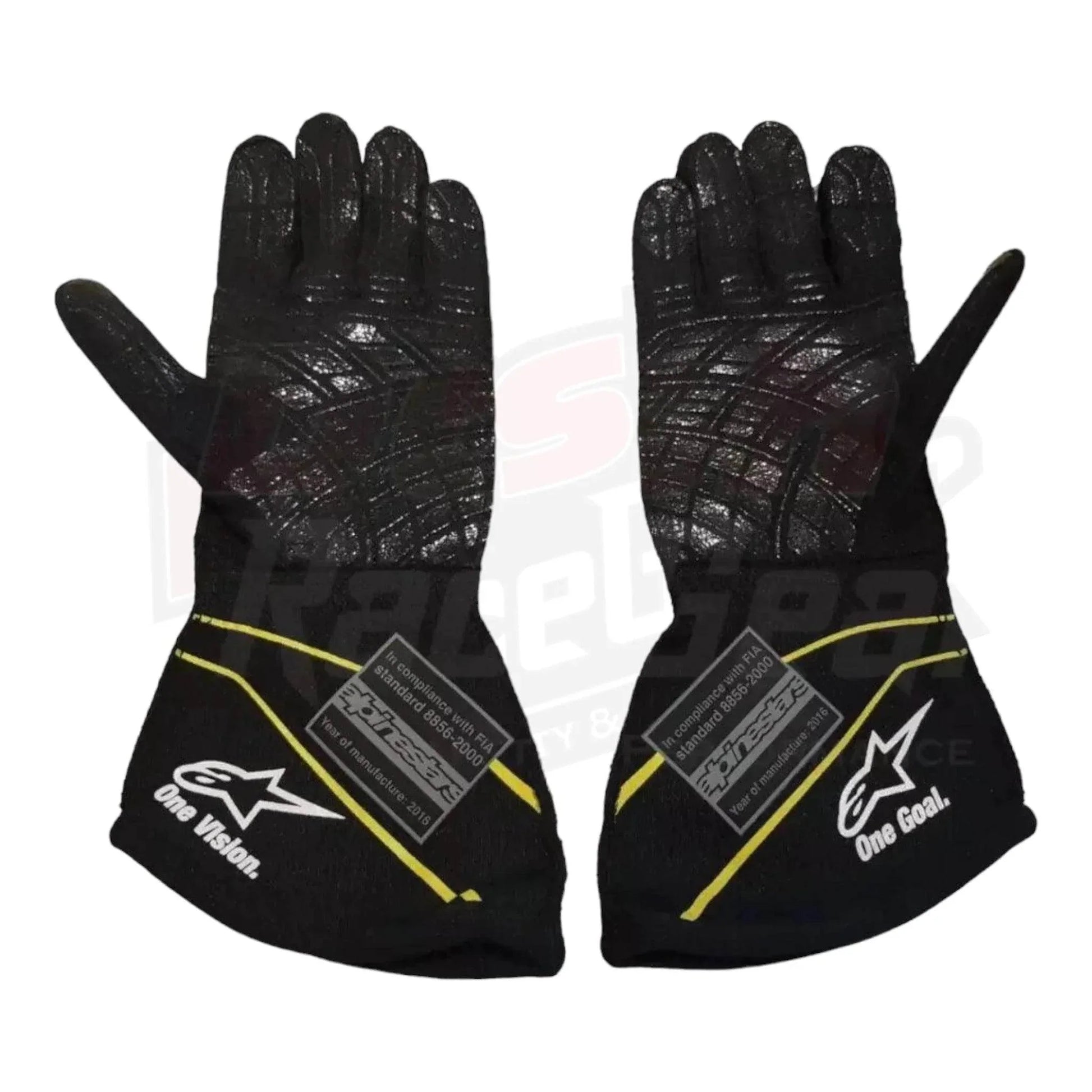 2016 Esteban Ocon Alpinestars F1 Race Gloves - Dash Racegear
