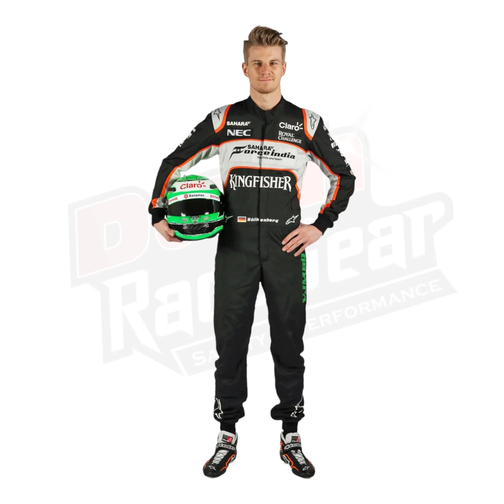 2016 Nico Hülkenberg Sahara Force India F1 Team Race Suit KIDS - Dash Racegear