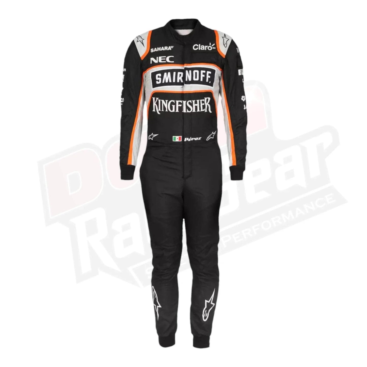 2016 Sergio Perez Sahara Force India F1 Team Race Suit - Dash Racegear