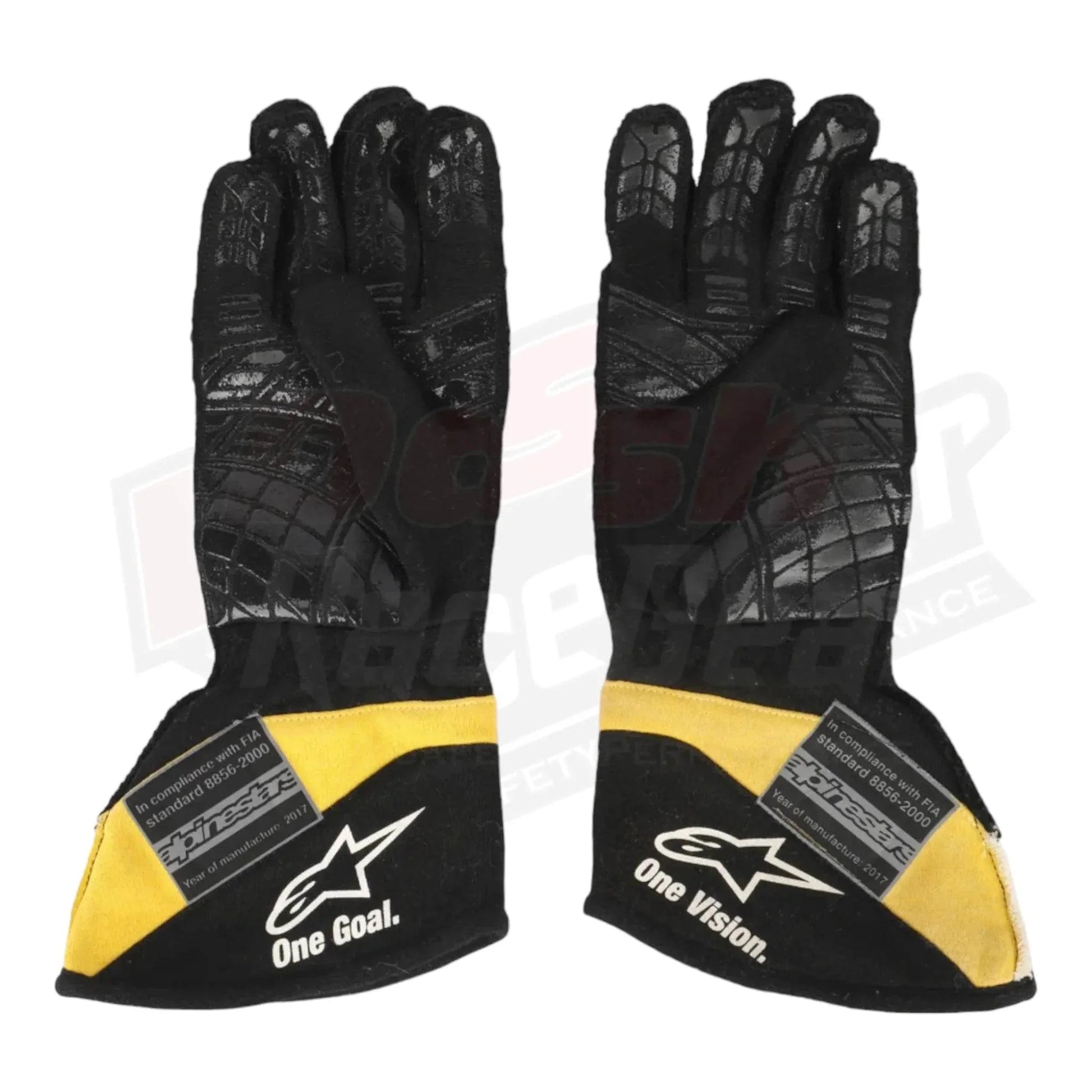 2017 Carlos Sainz Renault F1 Race Gloves - Dash Racegear
