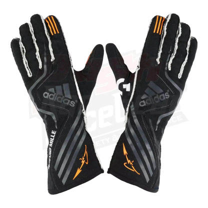 2017 Fernando Alonso McLaren Honda Adidas F1 Gloves - Dash Racegear