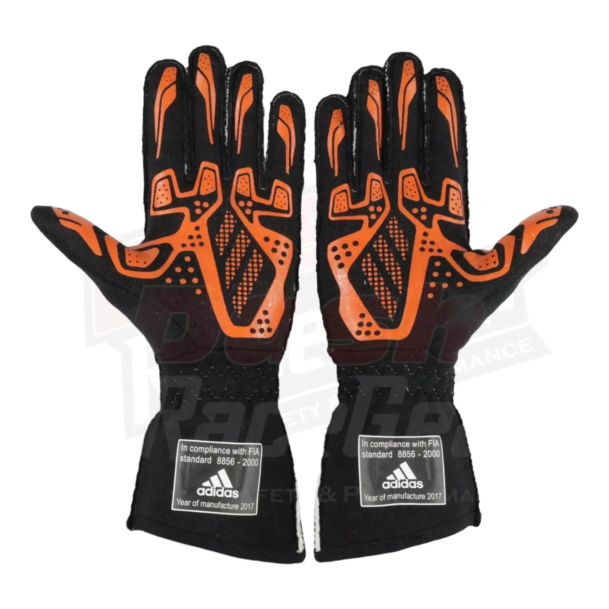 2017 Fernando Alonso McLaren Honda Adidas F1 Gloves - Dash Racegear