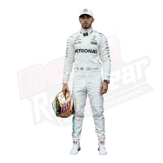 2017 Lewis Hamilton Mercedes-Benz F1 Printed Racing Suit - Dash Racegear
