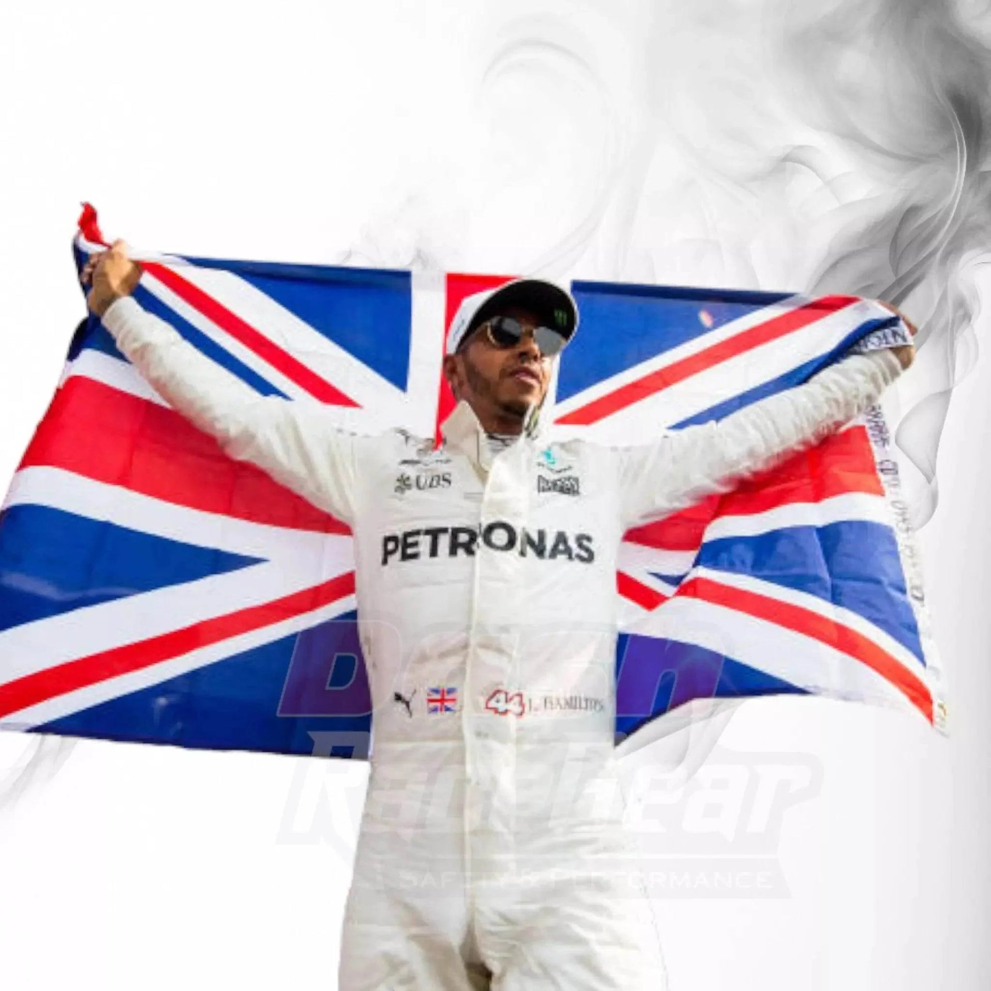 2017 Lewis Hamilton Mercedes-Benz F1 Printed Racing Suit - Dash Racegear
