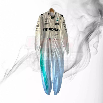 2017 Lewis Hamilton Mercedes-Benz F1 Printed Racing Suit - Dash Racegear
