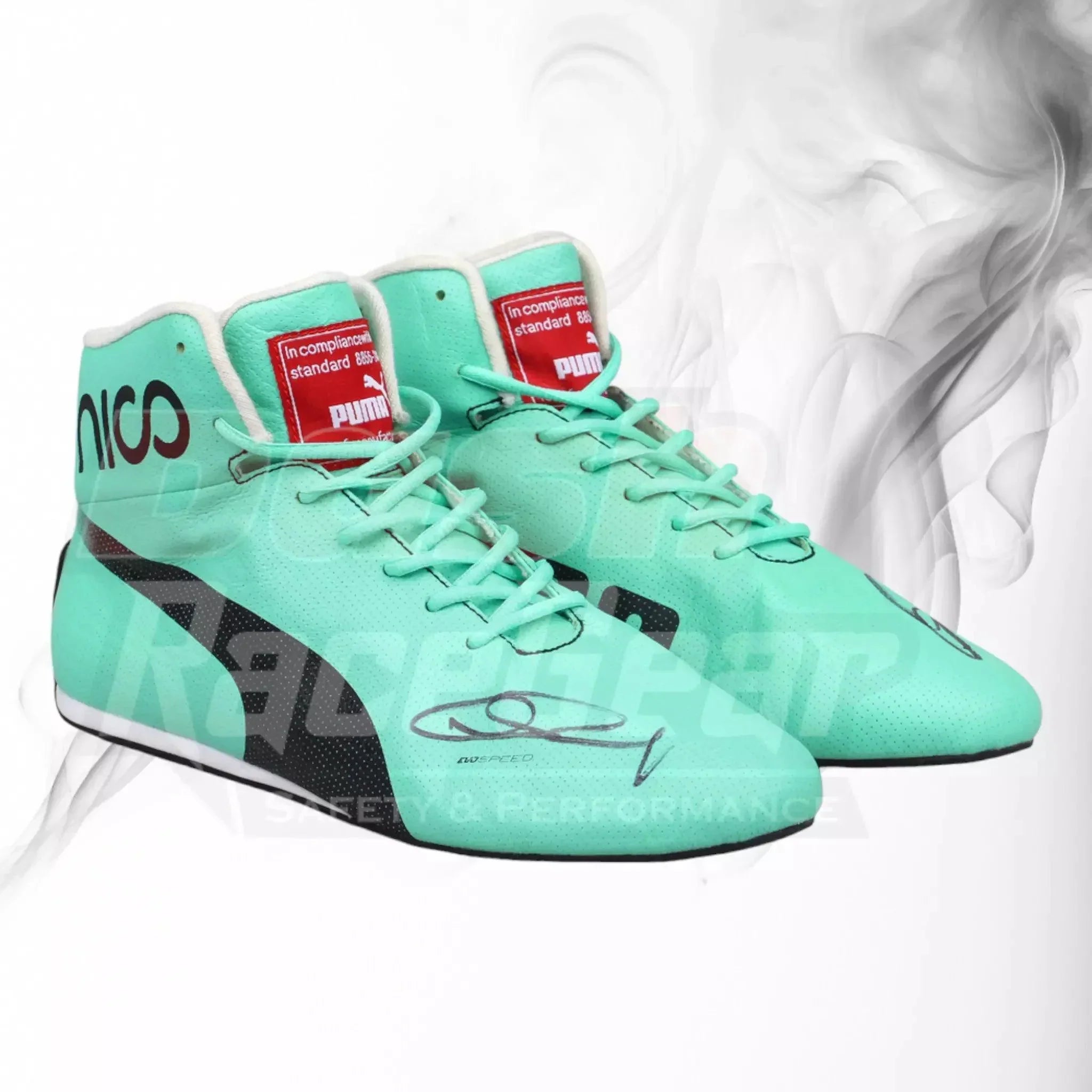 2017 NICO ROSBERG SPEC EVENT F1 Race BOOTS DASH RACEGEAR