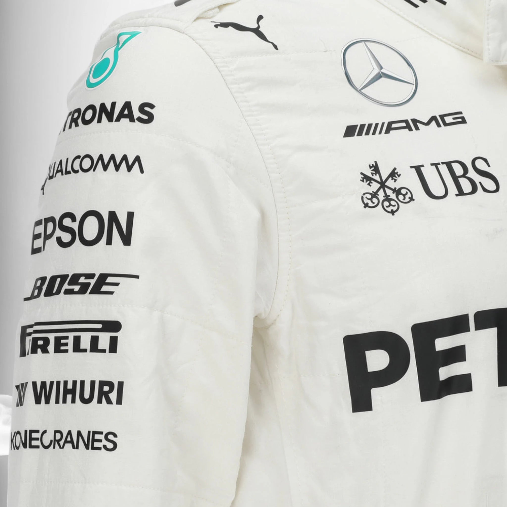 2017 Valtteri Bottas Mercedes-AMG Petronas F1 Team Race Suit - Mexico GP