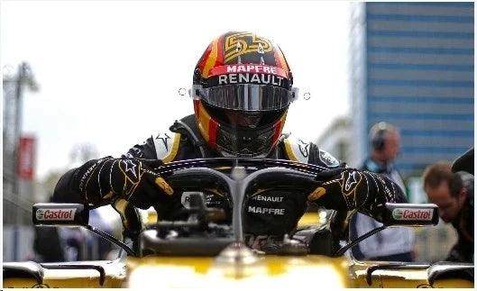 2018 Carlos Sainz Renault F1 Team Race Gloves DASH RACEGEAR