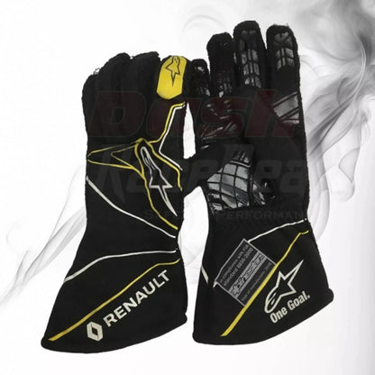 2018 Carlos Sainz Renault F1 Team Race Gloves - Dash Racegear